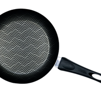 Induction-Ready Frying Pan with Lid (Marble Coated)